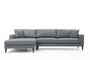 Atelier Del Sofa Left (Chl+3R) Sofá Cama Esquinero Gris Oscuro 303x160 cm